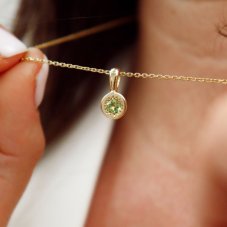 Přívěsek Birthstone Peridot – srpen