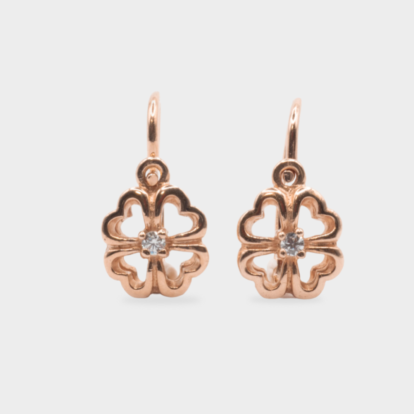 Náušnice Čtyřlístek