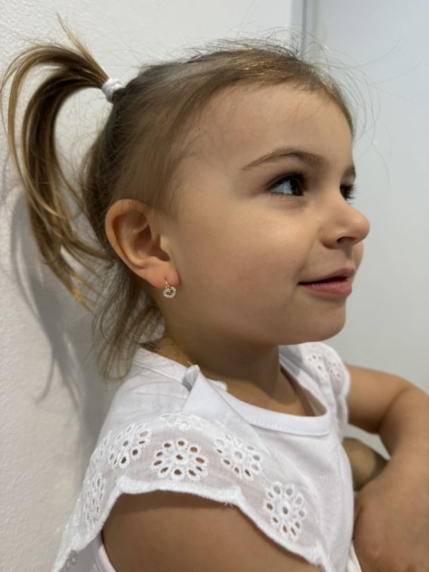 Náušnice Srdíčka se zirkony