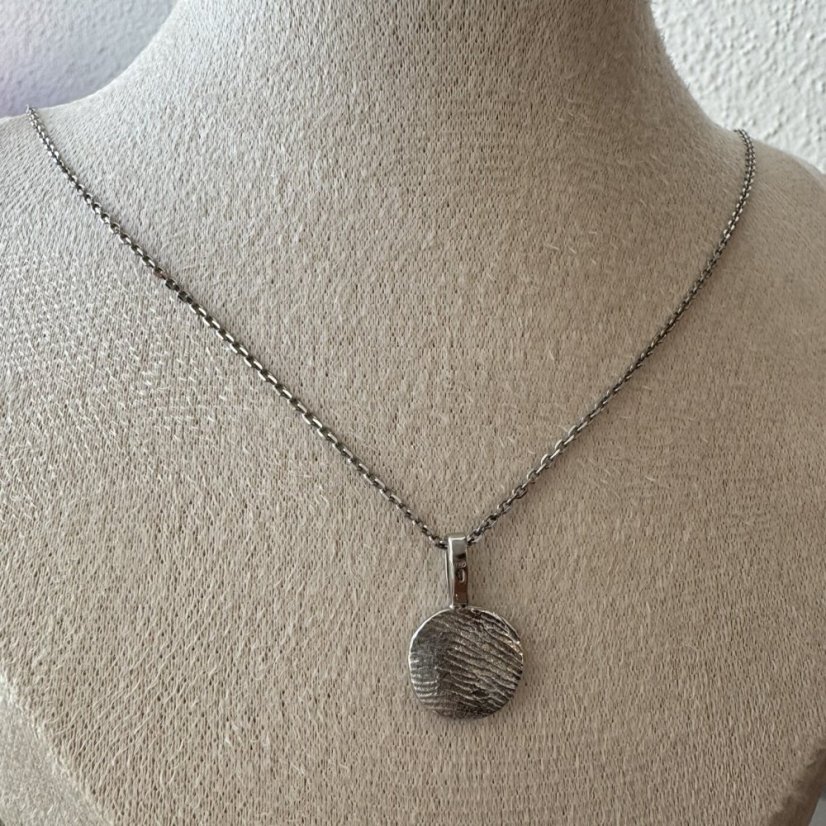 Zlatý otisk vzpomínek - bílé zlato