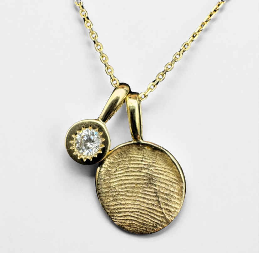 Přívěsek Birthstone Laboratorní diamant – duben
